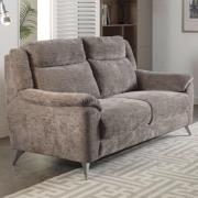 Mankato Fabric 3 Seater Sofa In Stone